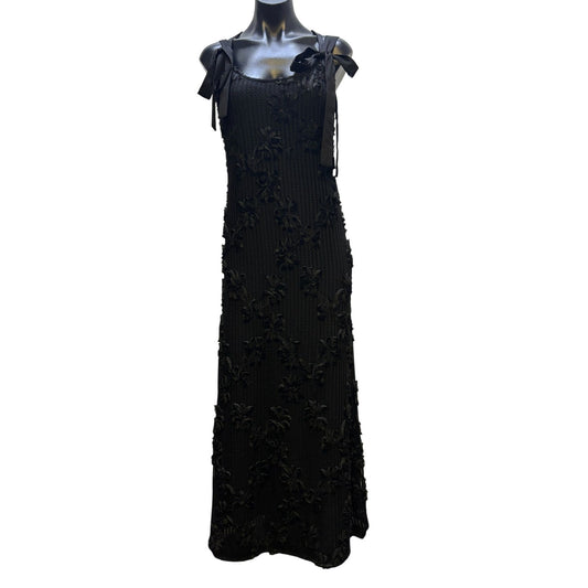 En Saison Ribbon Accent Black Gown L