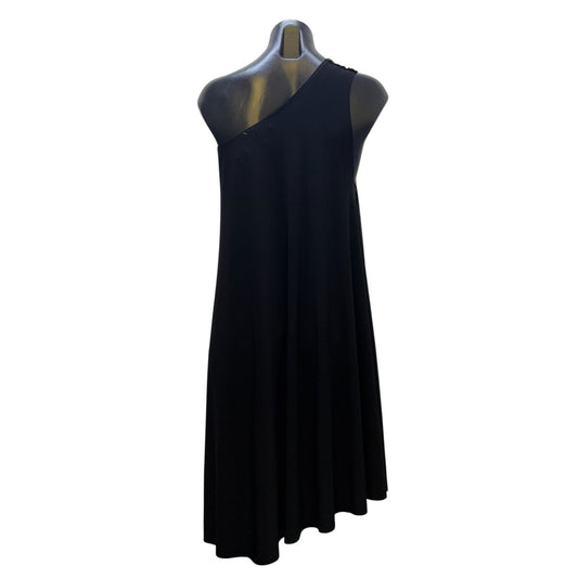 Kamalikulture X Norma Kamali One Shoulder Black Dress S