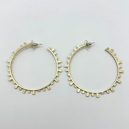 Kendra Scott Gold-Tone Statement Hoop Earrings