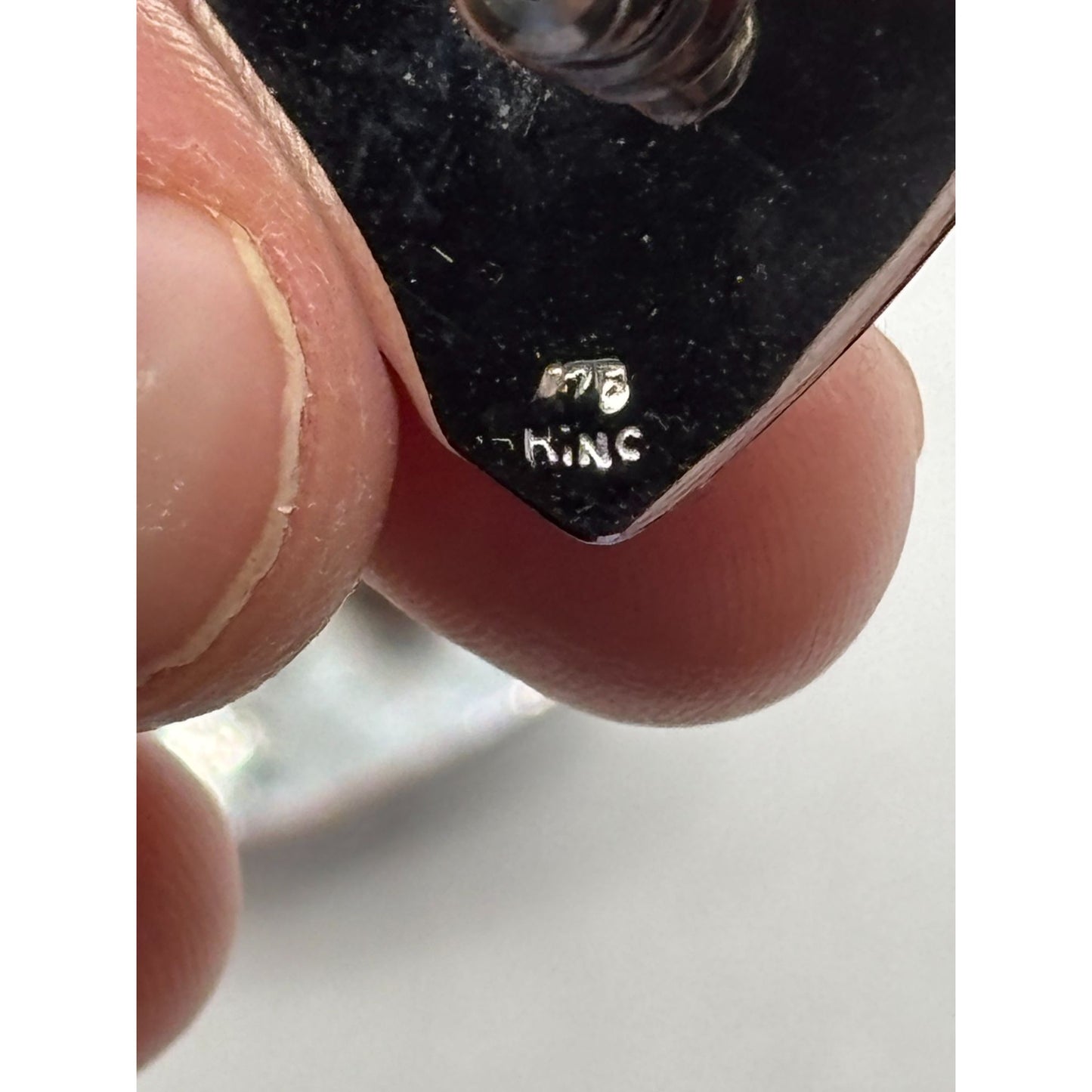 Sterling Silver Heart Stud Earrings 925