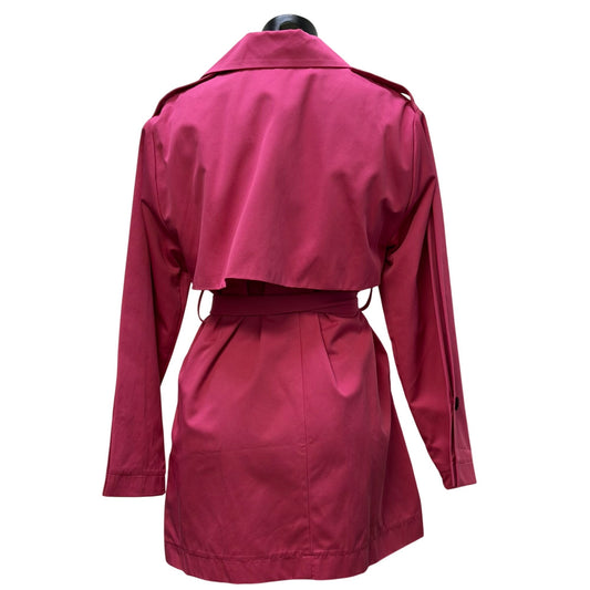 Lascana NWT Belted Pink Jacket Double-Breasted Long Sleeve Size 4