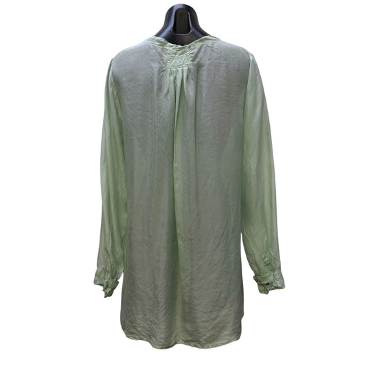 Pete & Greta Mint Green Long Sleeve Blouse Size S