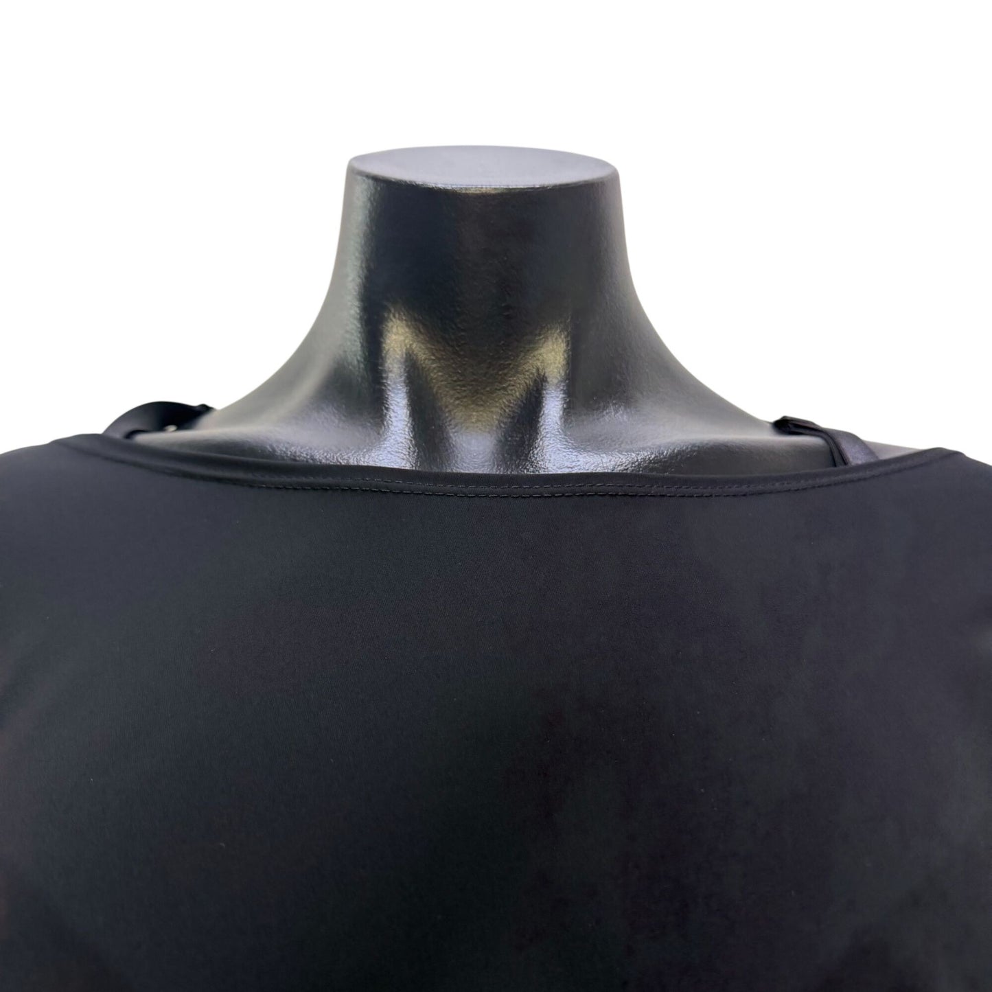Bryan Walker Side Tie Black Blouse L