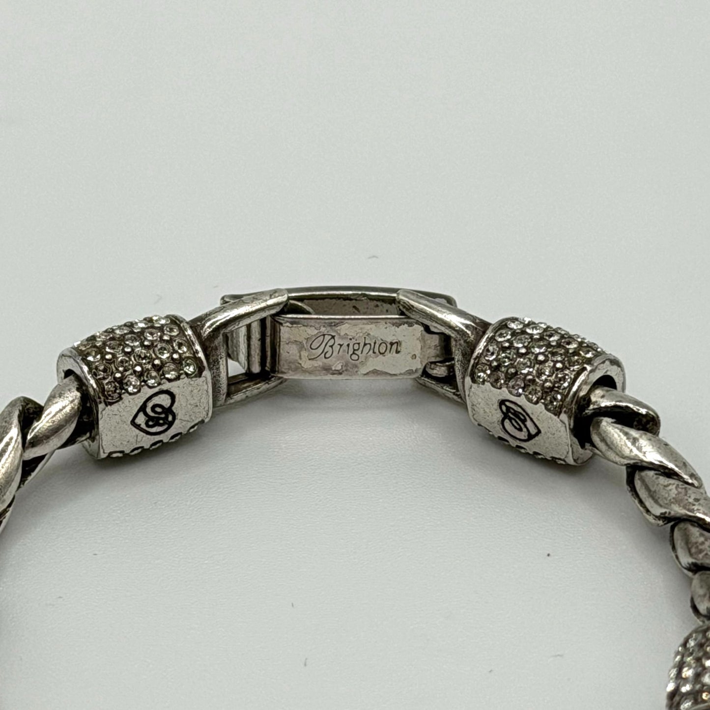 Brighton Meridian Silver-Tone Bracelet With Crystal Accents