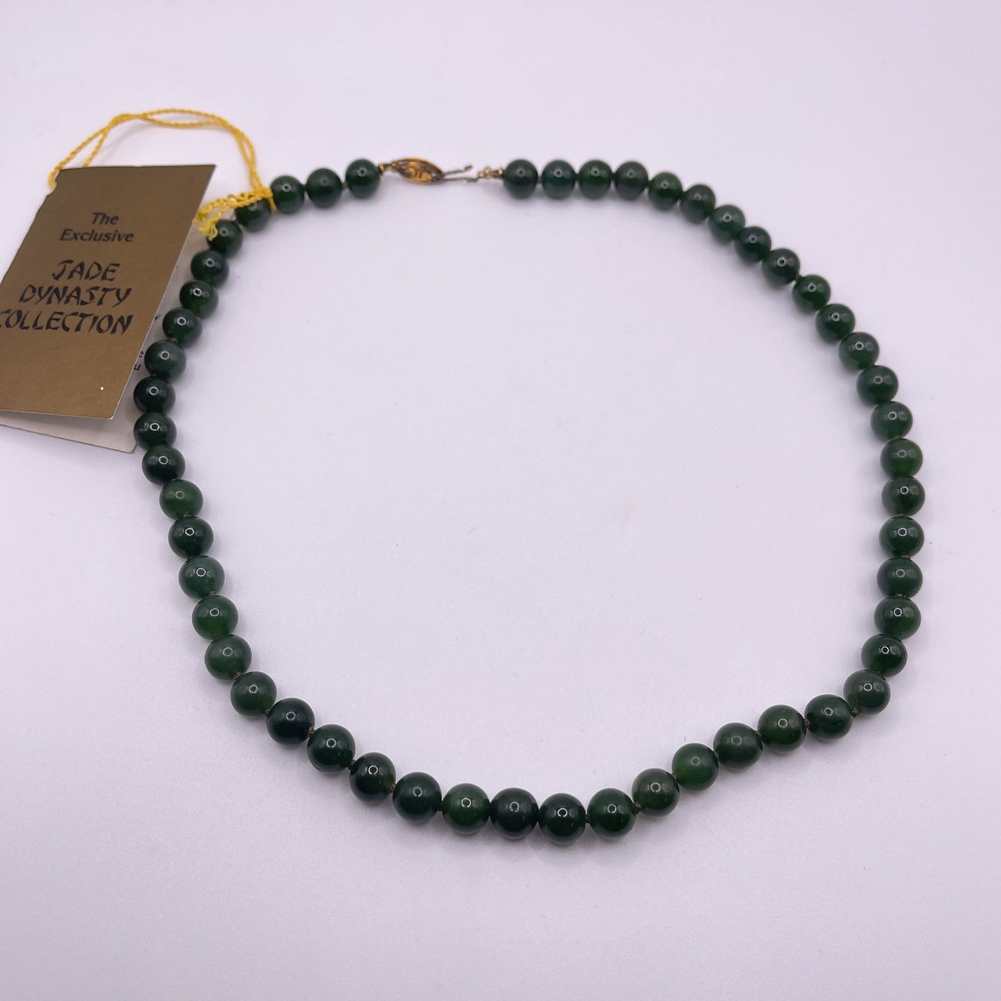 Exclusive Jade Dynasty Collection Necklace Bracelet & Earrings Set Genuine Green Jade Red Decorative Box