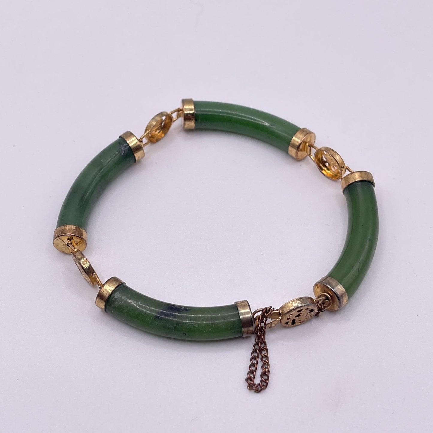 Exclusive Jade Dynasty Collection Necklace Bracelet & Earrings Set Genuine Green Jade Red Decorative Box