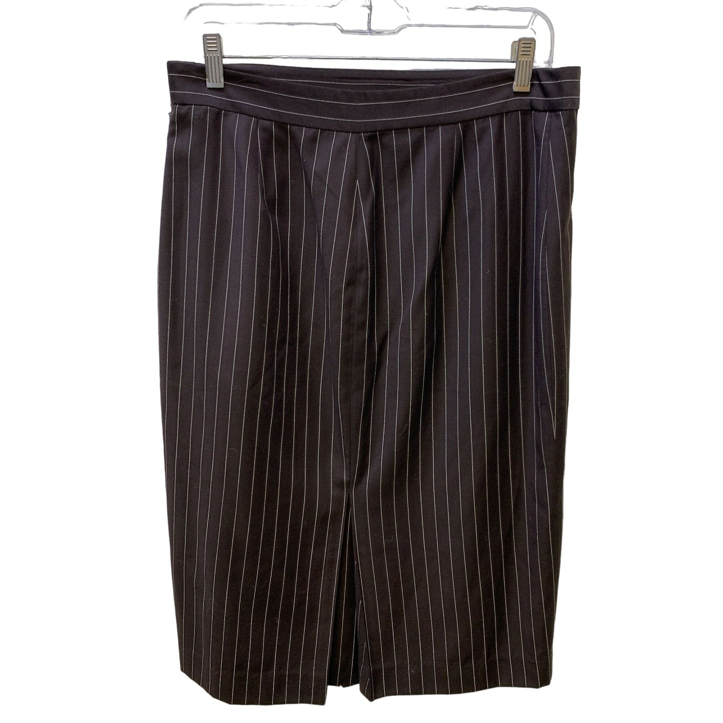 *NWT Ralph Lauren Brown Wool Stripe Skirt Size 10