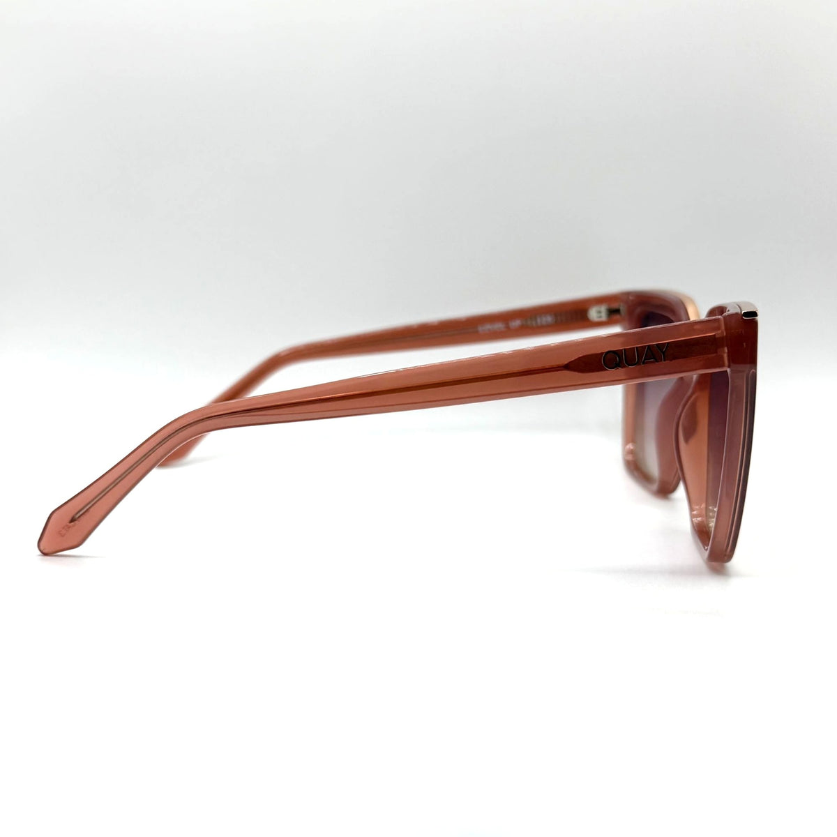 Level Up Quay Sunglasses Oversized Square Chocolate Frame