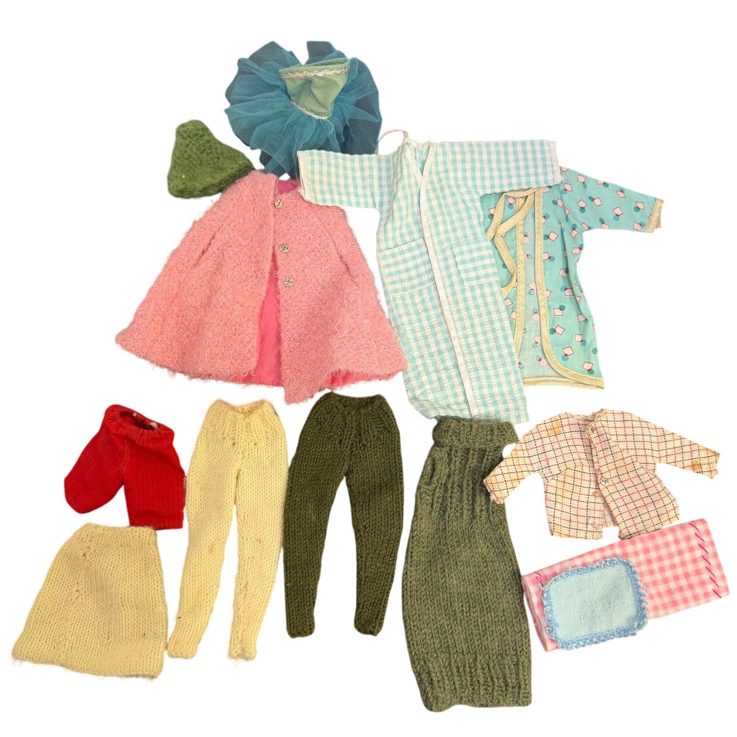 Vintage Barbie Doll Case With Doll Clothing & Accessories By Mattel