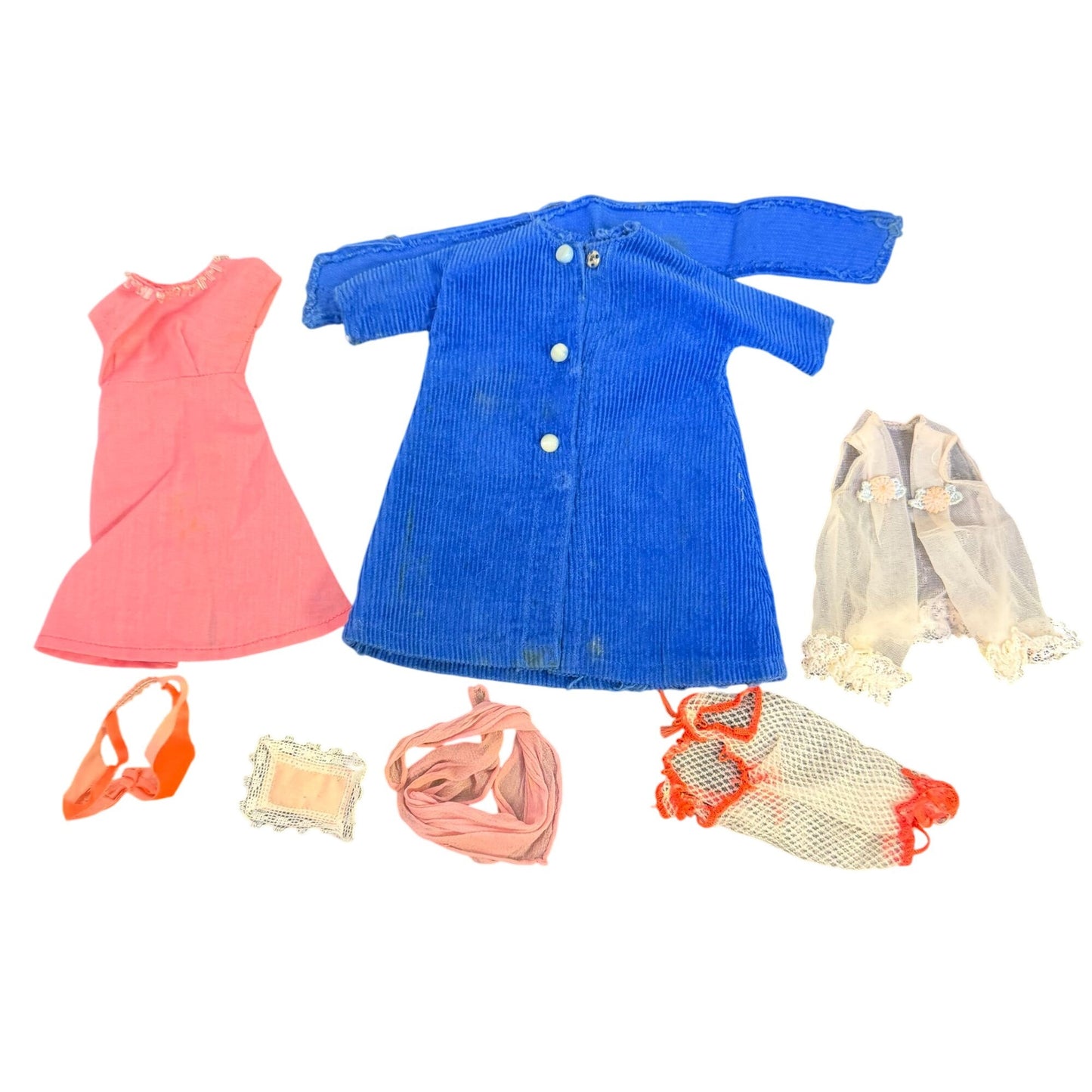 Vintage Barbie Doll Case With Doll Clothing & Accessories By Mattel