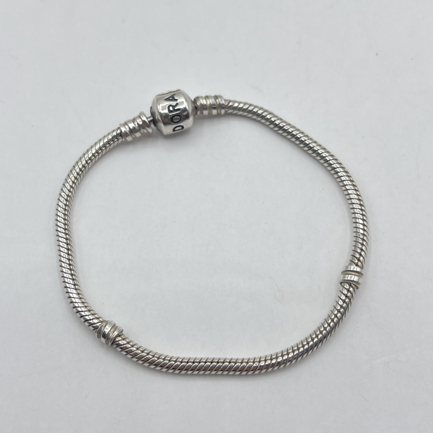 Sterling Silver Pandora Bracelet With DORA Charm