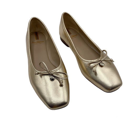 Sam Edelman Gold Ballet Flats Size 7.5