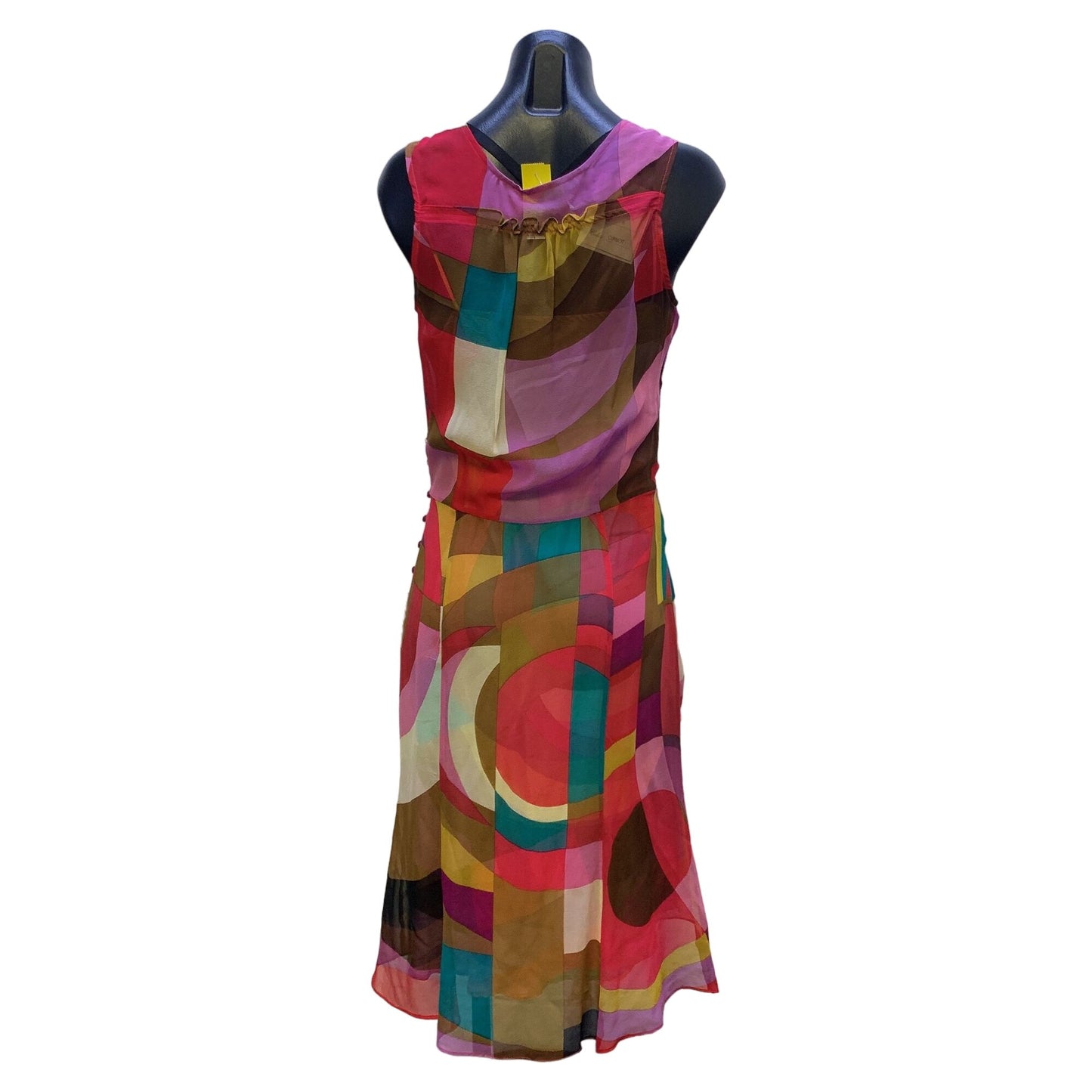 NWT Tracy Reese Women's Multicolor Sleeveless Silk Dress Size 8