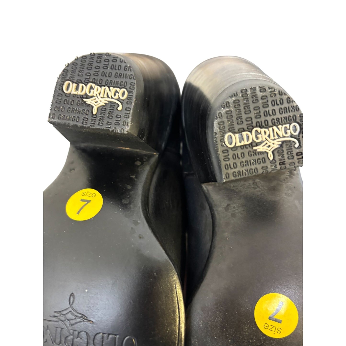 Old Gringo Black Leather Western Boots Size 7