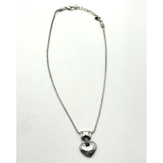 Brighton Reversible Heart Pendant Necklace