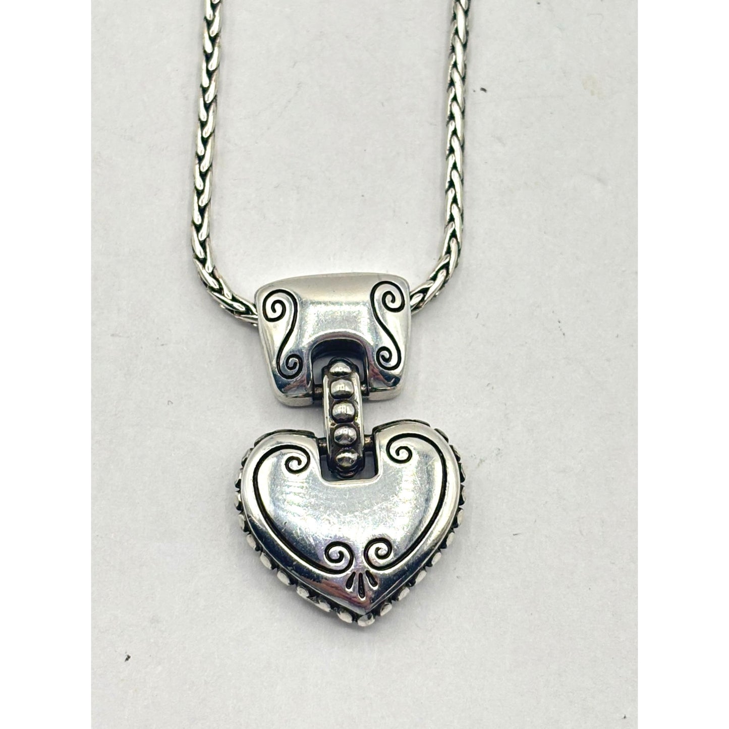 Brighton Reversible Heart Pendant Necklace