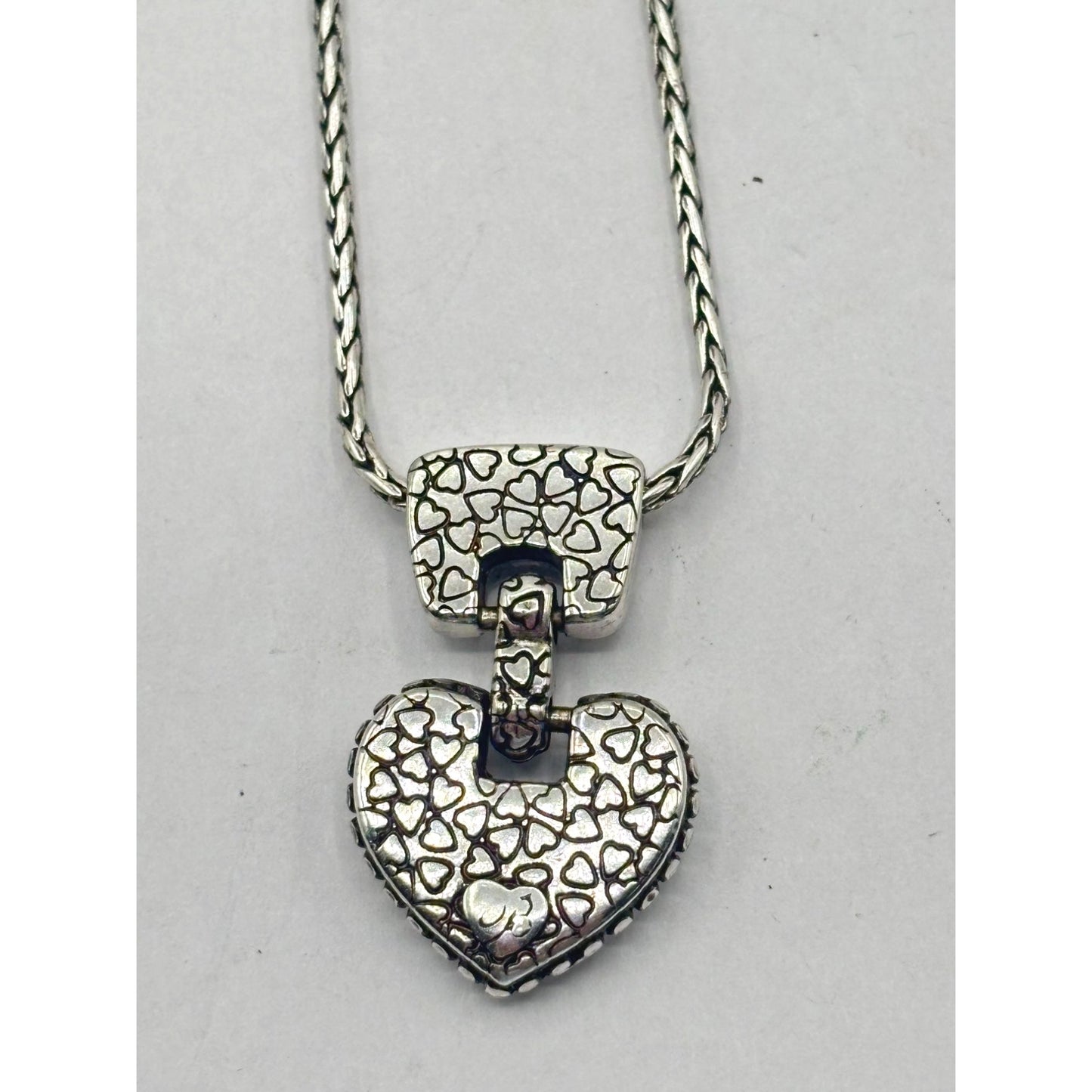 Brighton Reversible Heart Pendant Necklace