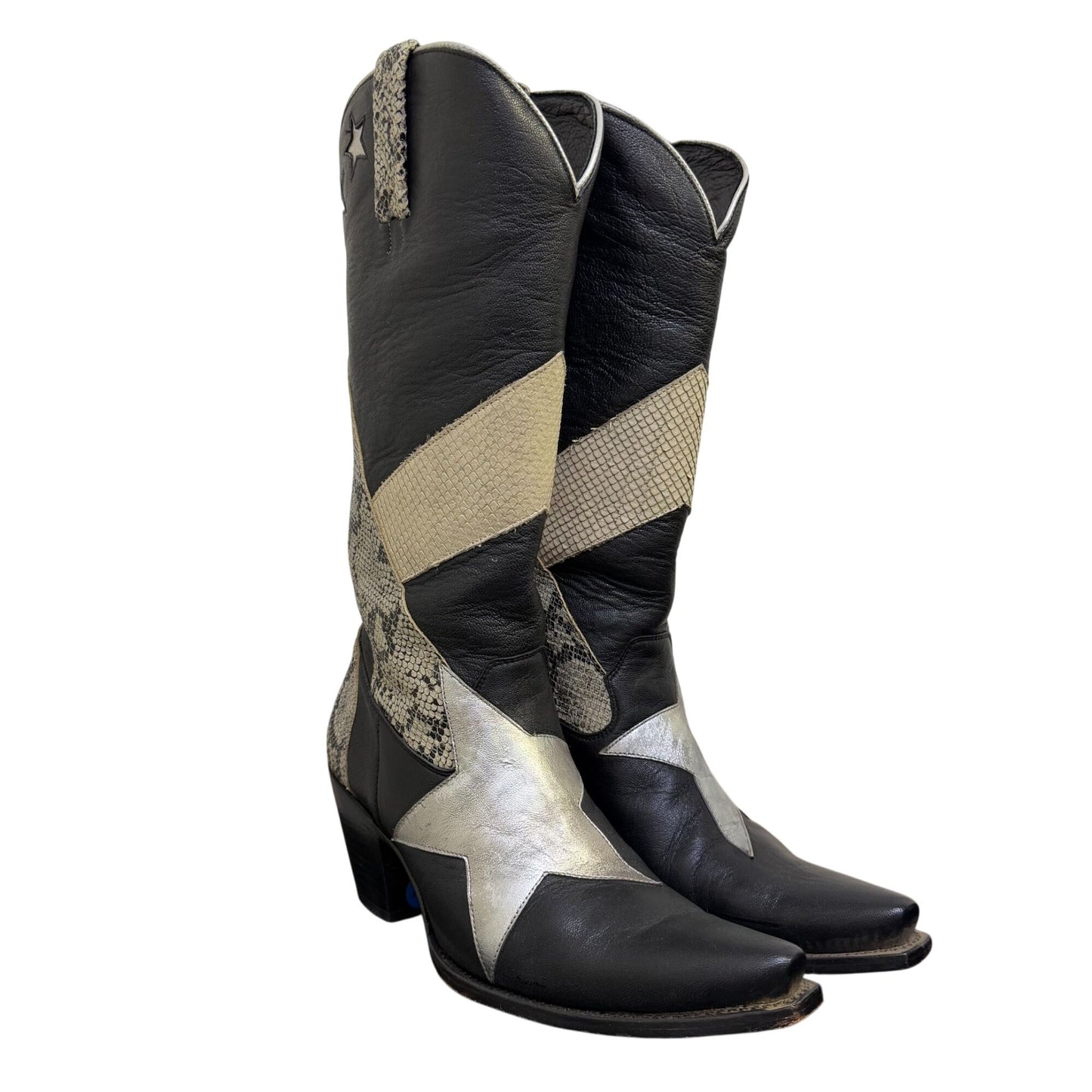 Idyllwind Miranda Lambert Black & Silver Star Western Boots Size 11