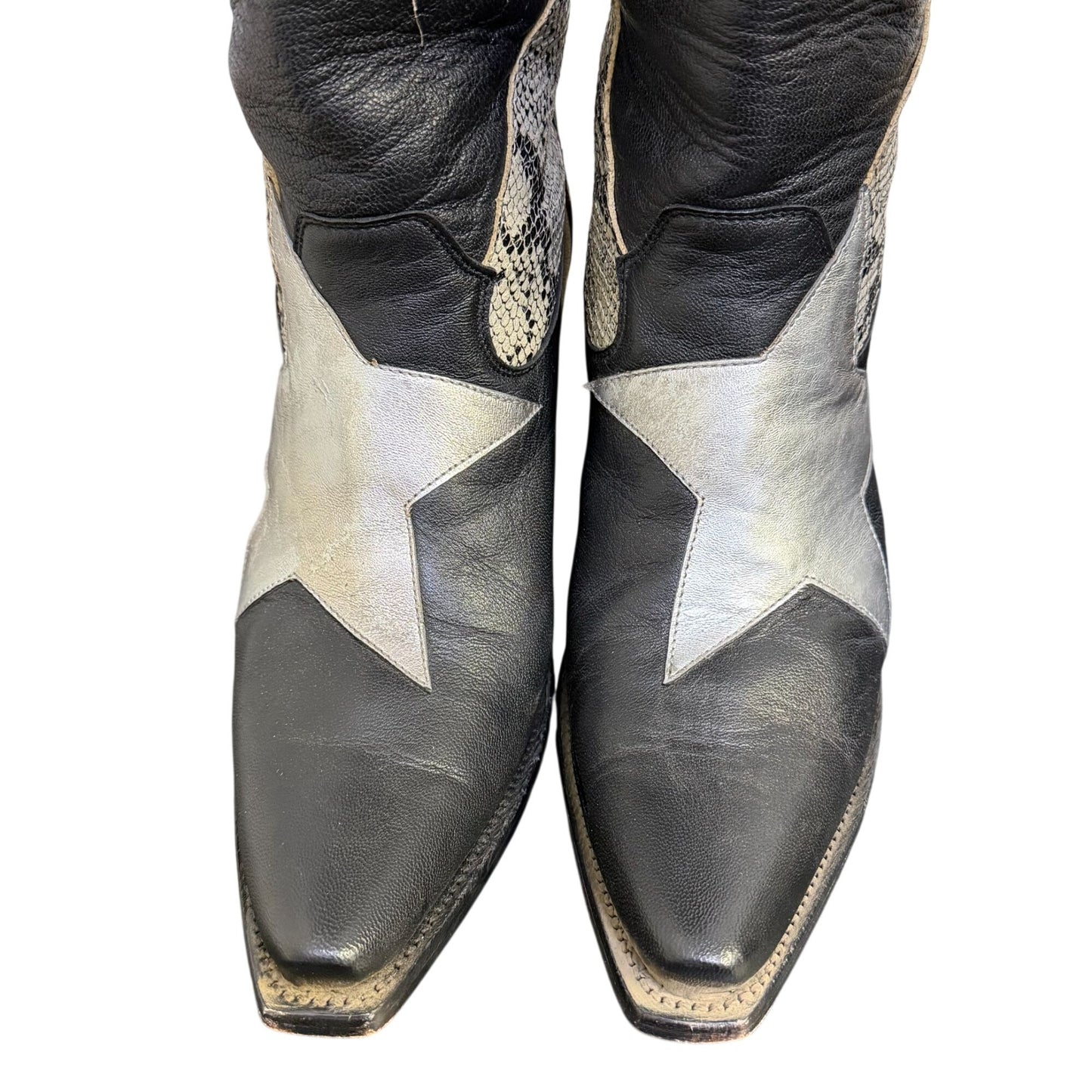 Idyllwind Miranda Lambert Black & Silver Star Western Boots Size 11