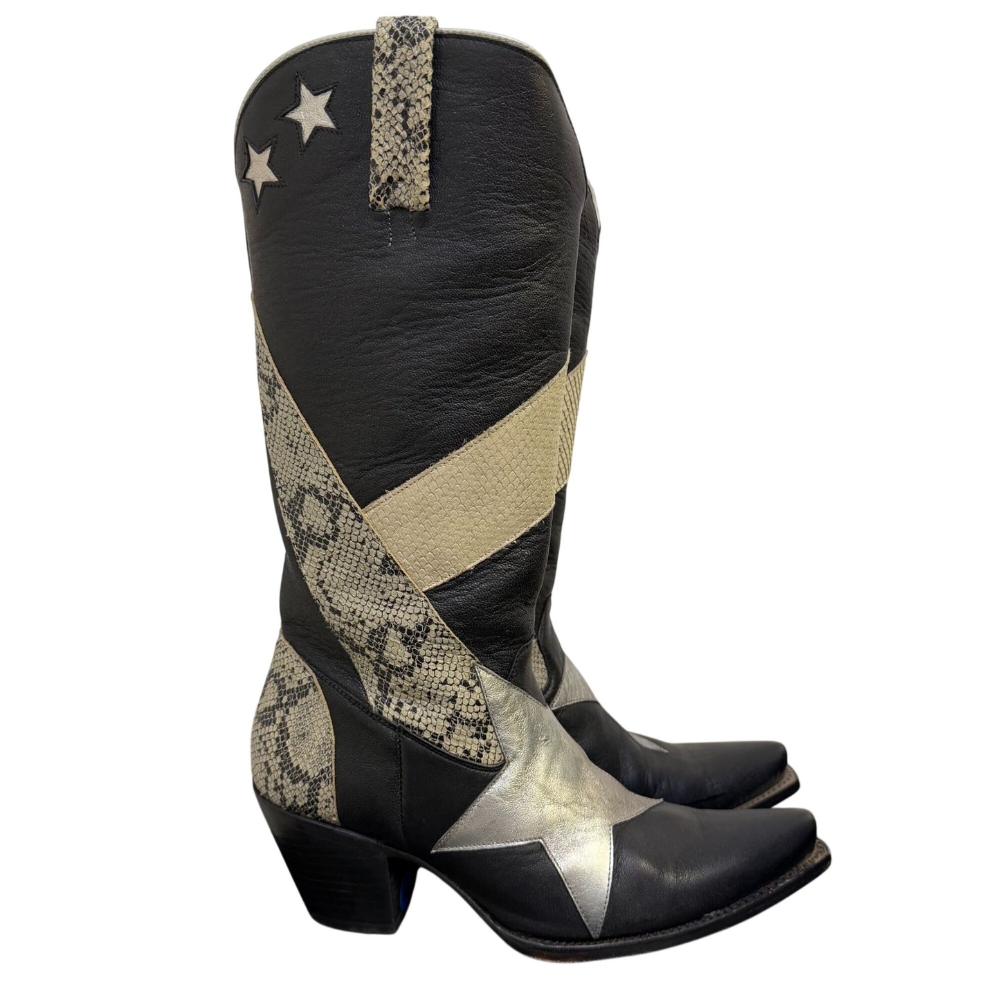Idyllwind Miranda Lambert Black & Silver Star Western Boots Size 11