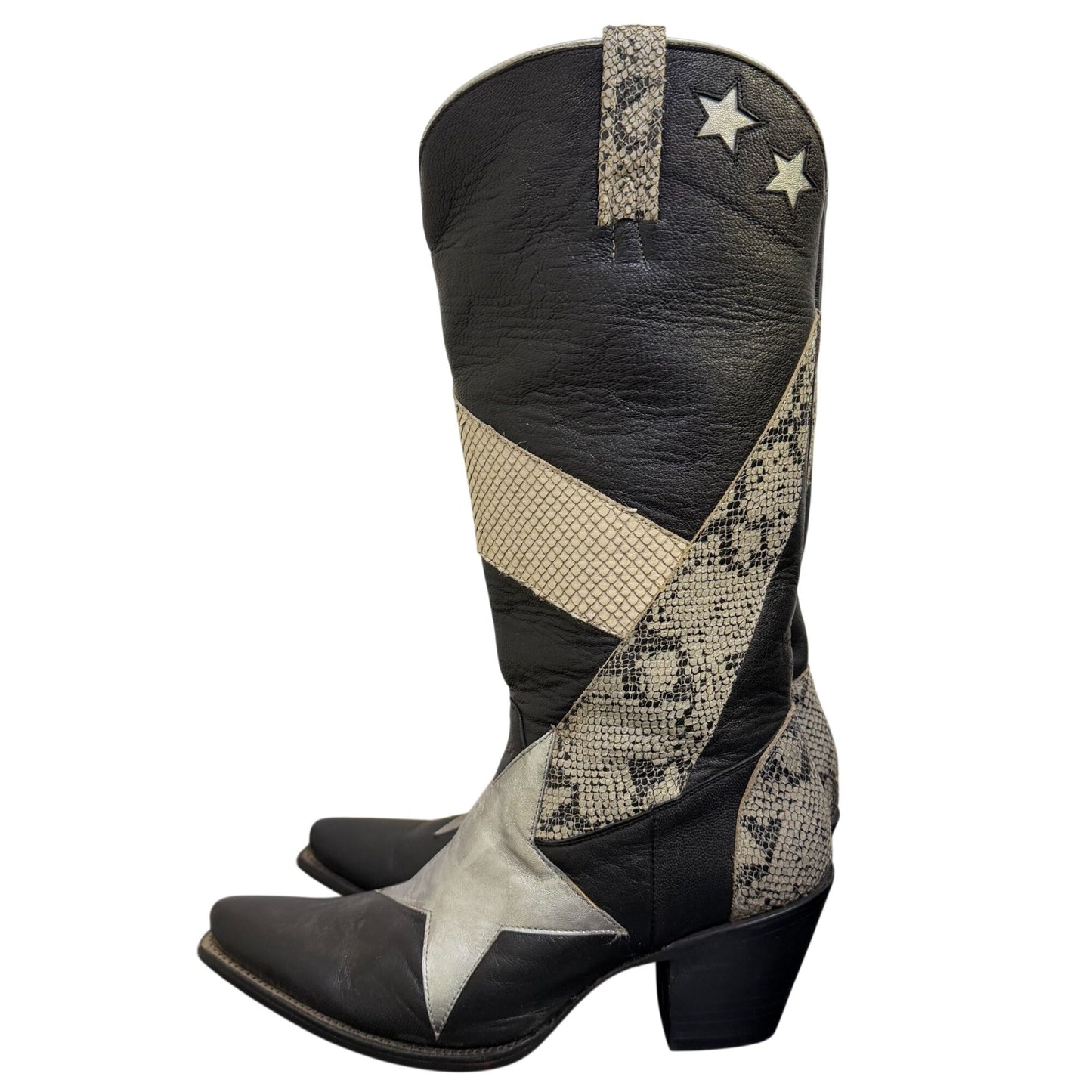 Idyllwind Miranda Lambert Black & Silver Star Western Boots Size 11