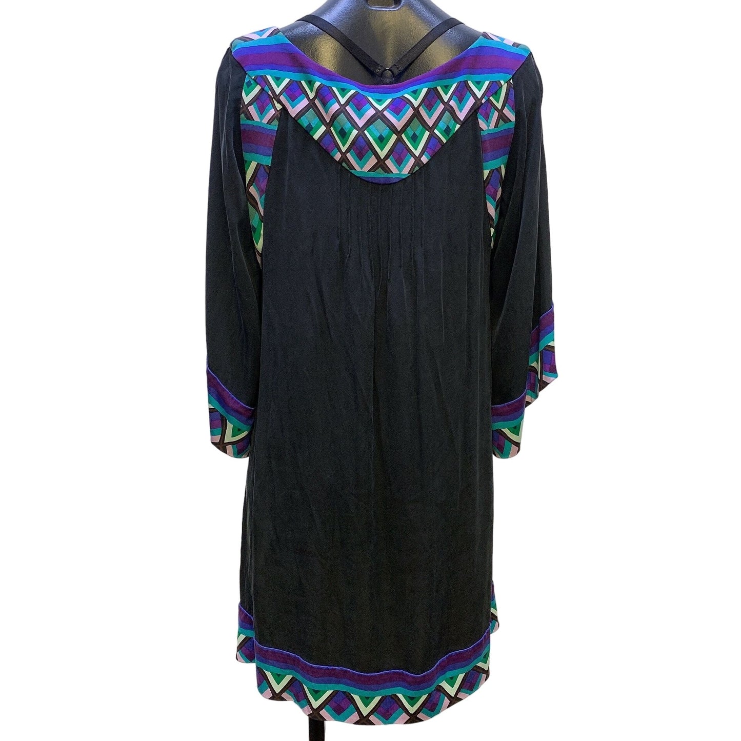 Diane Von Furstenberg Silk Dress Black 10