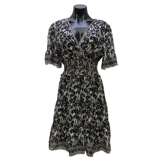 NWT Karl Lagerfeld Black Beaded Neckline Sleeveless Evening Gown Size 12