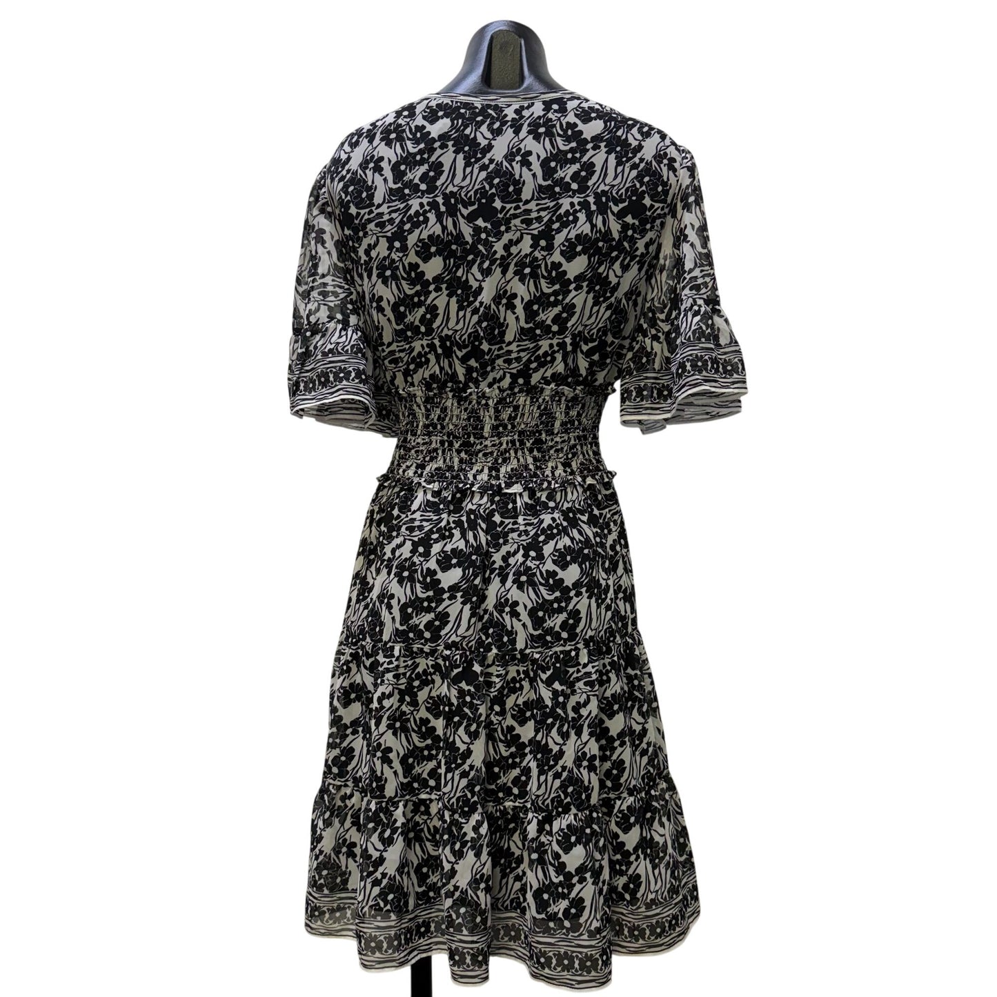 NWT Karl Lagerfeld Black Beaded Neckline Sleeveless Evening Gown Size 12