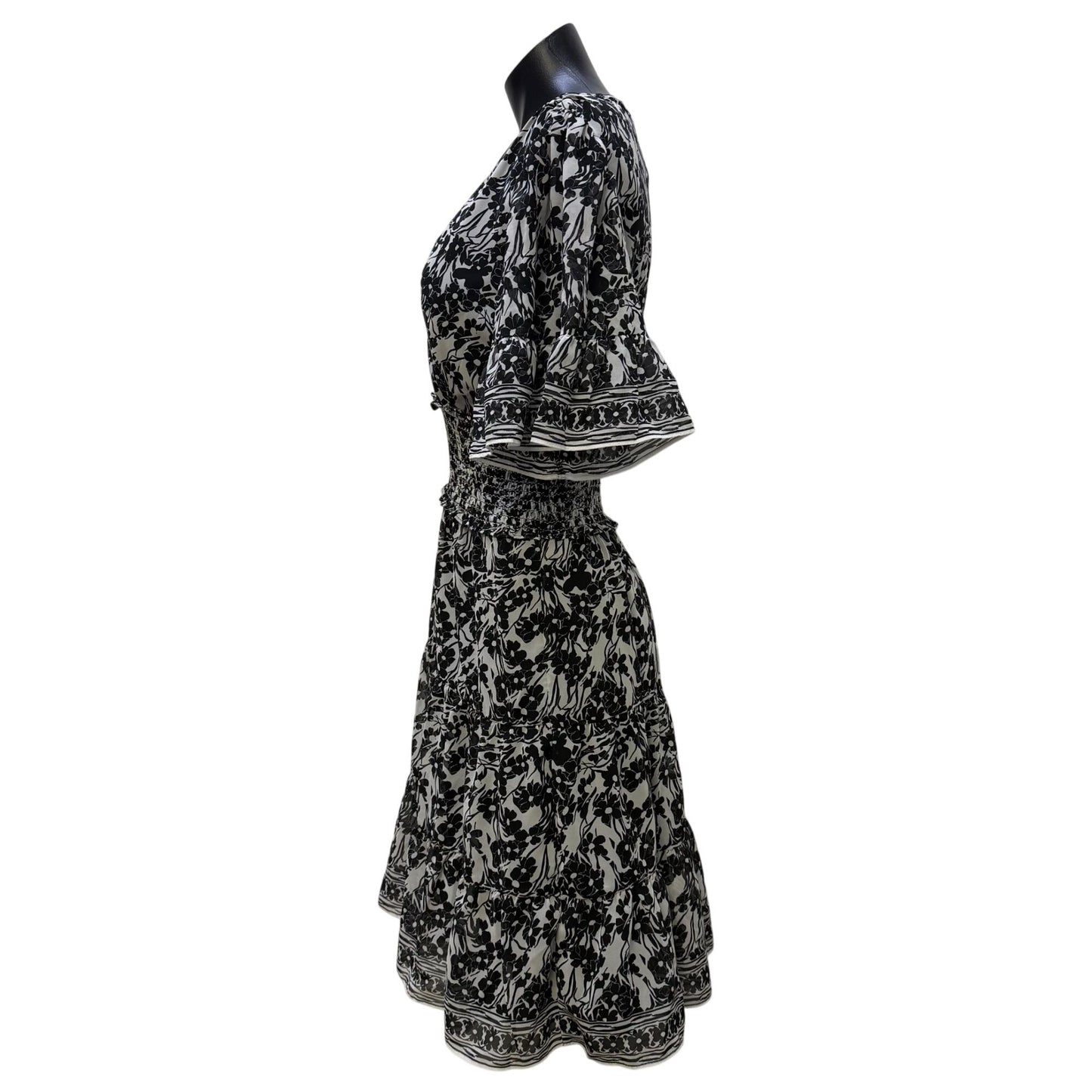 NWT Karl Lagerfeld Black Beaded Neckline Sleeveless Evening Gown Size 12