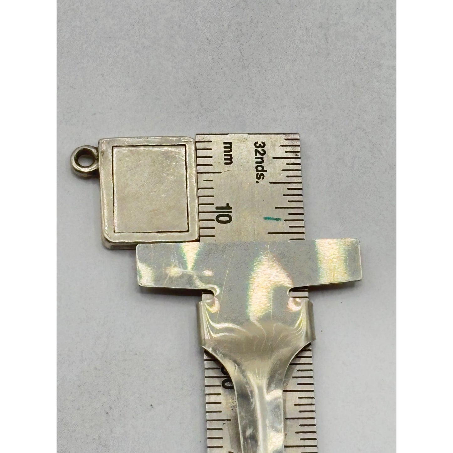 James Avery Square 925 Sterling Silver School Book Charm 925