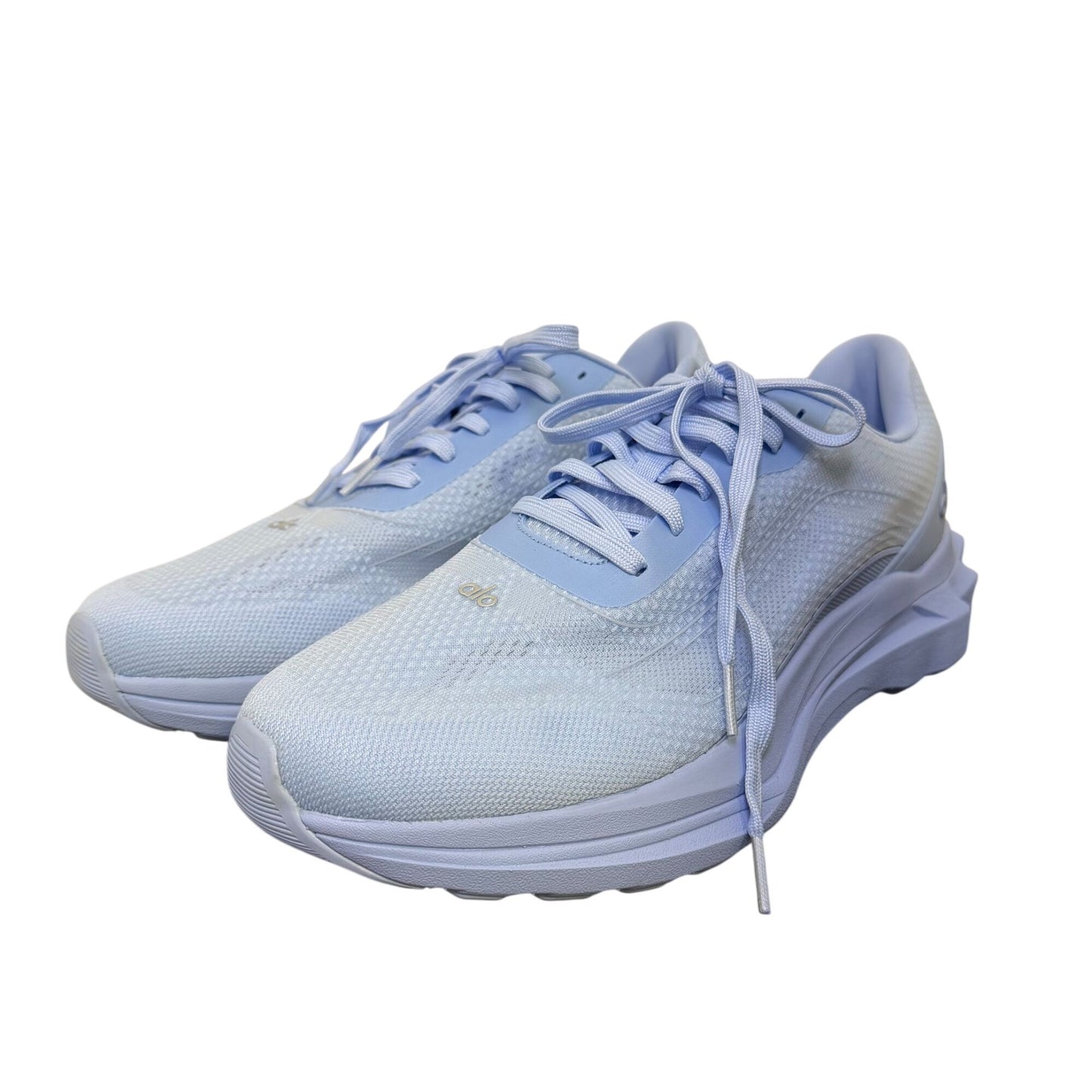 Alo Blue Mesh Sneakers Lightweight Cushioned Sole Size 11