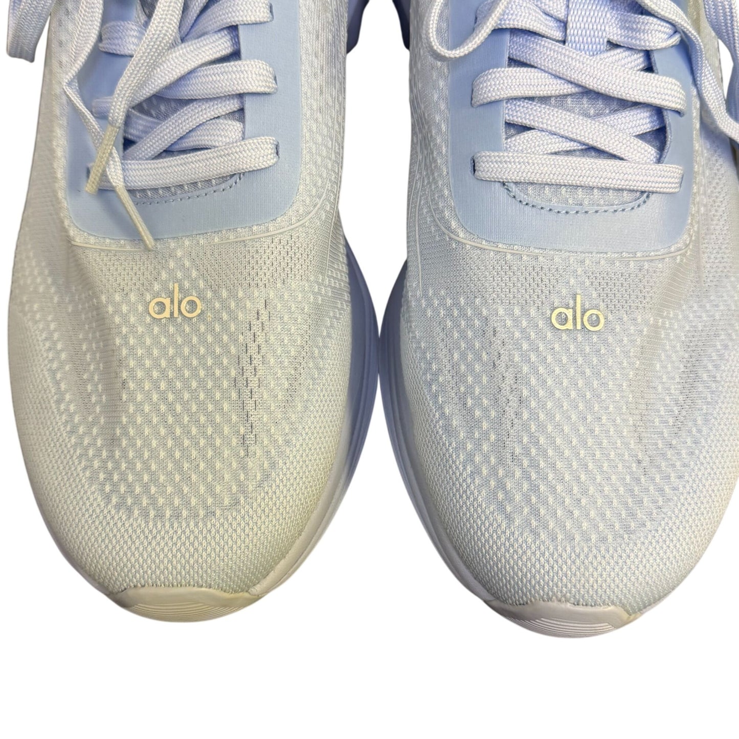 Alo Blue Mesh Sneakers Lightweight Cushioned Sole Size 11