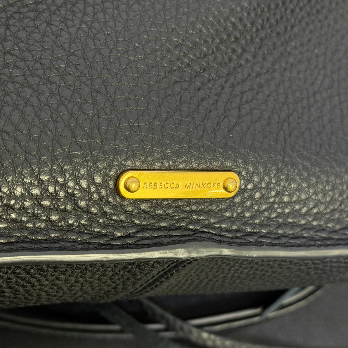 Rebecca Minkoff Pebbled Leather Hobo Bag Black
