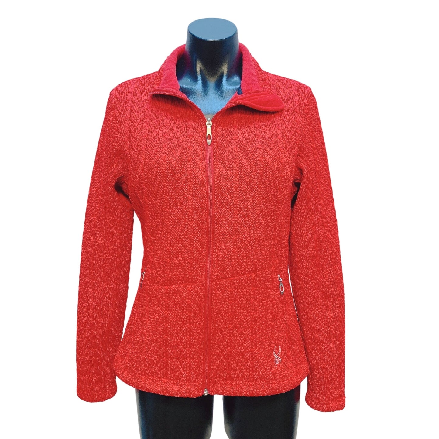 Spyder Red Core Zip Sweater/Jacket Size Medium