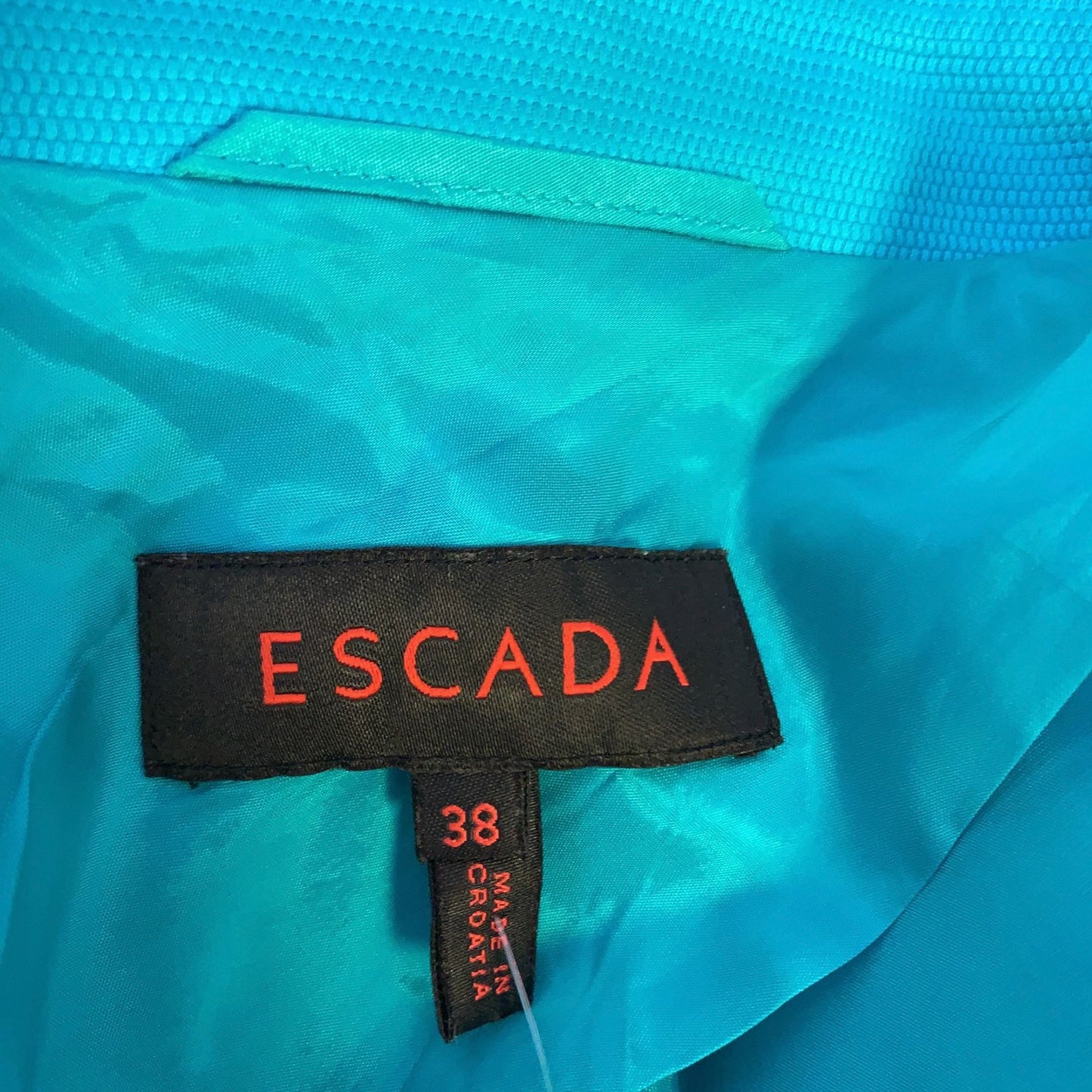 *Escada Blue Double Button Jacket Size 38/ Medium