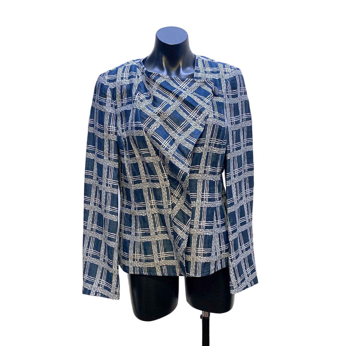 Armani Collezioni Women's Geometric Blazer Jacket Size 8