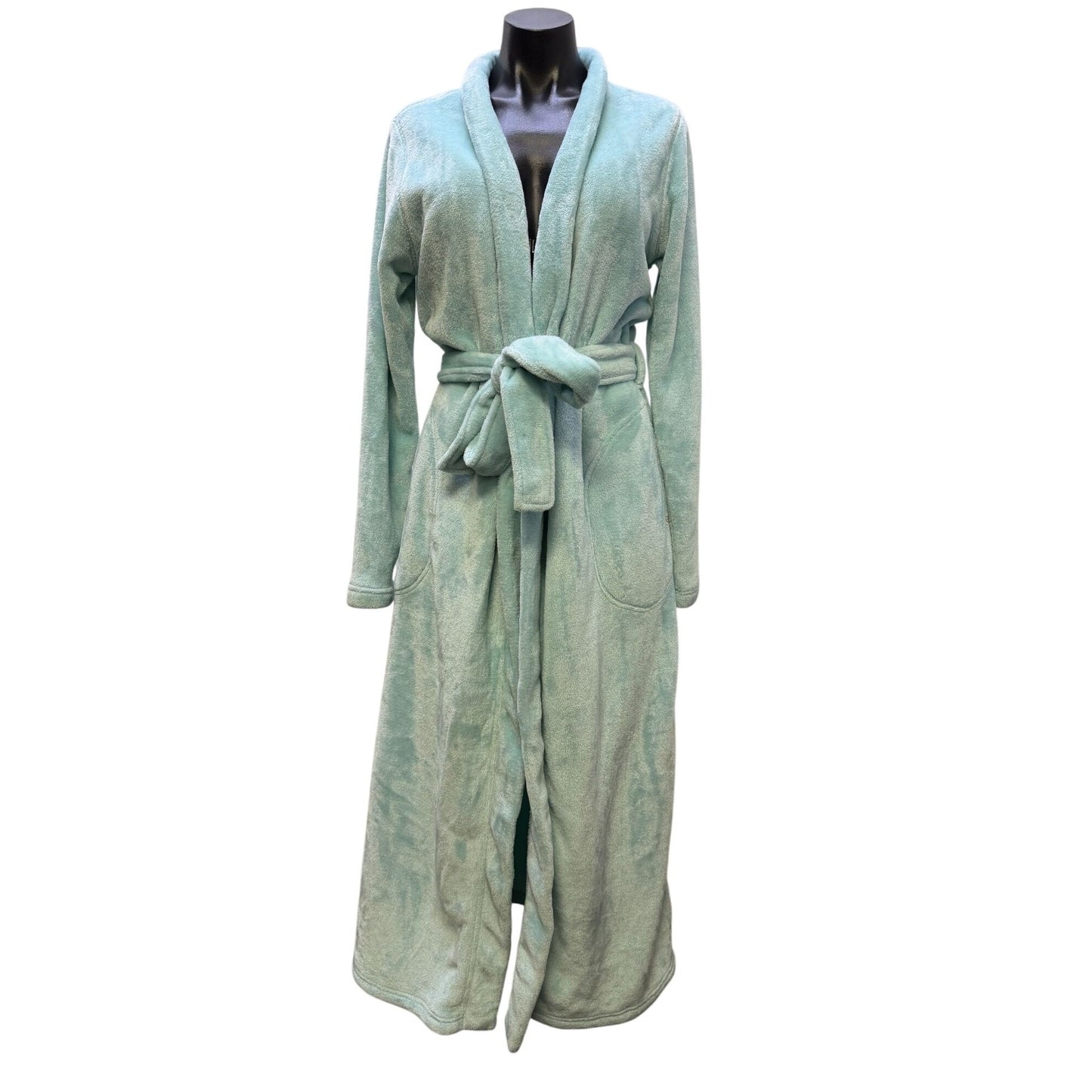 UGG Plush Blue Belted Robe Size L