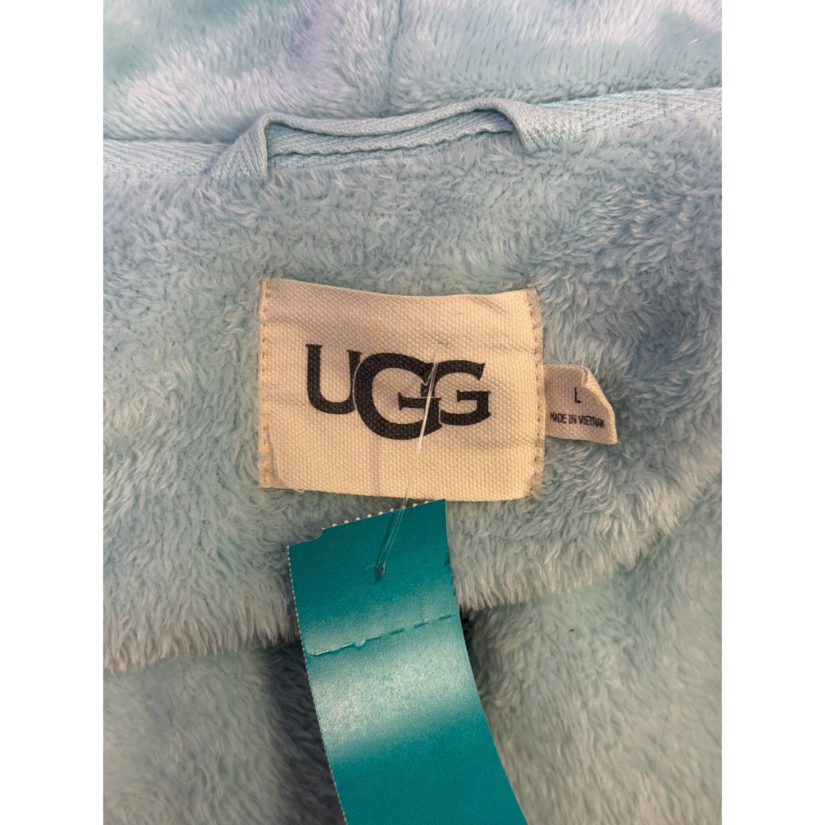 UGG Plush Blue Belted Robe Size L