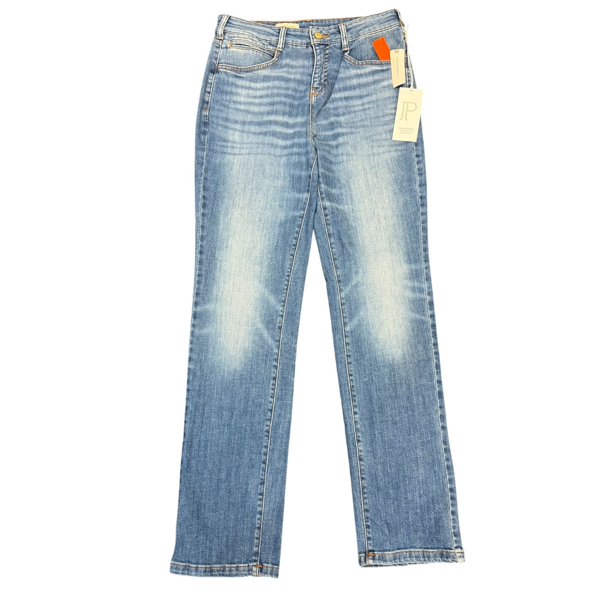 NWT Pilcro Anthropologie Straight-Leg Blue Denim Jeans 8/29