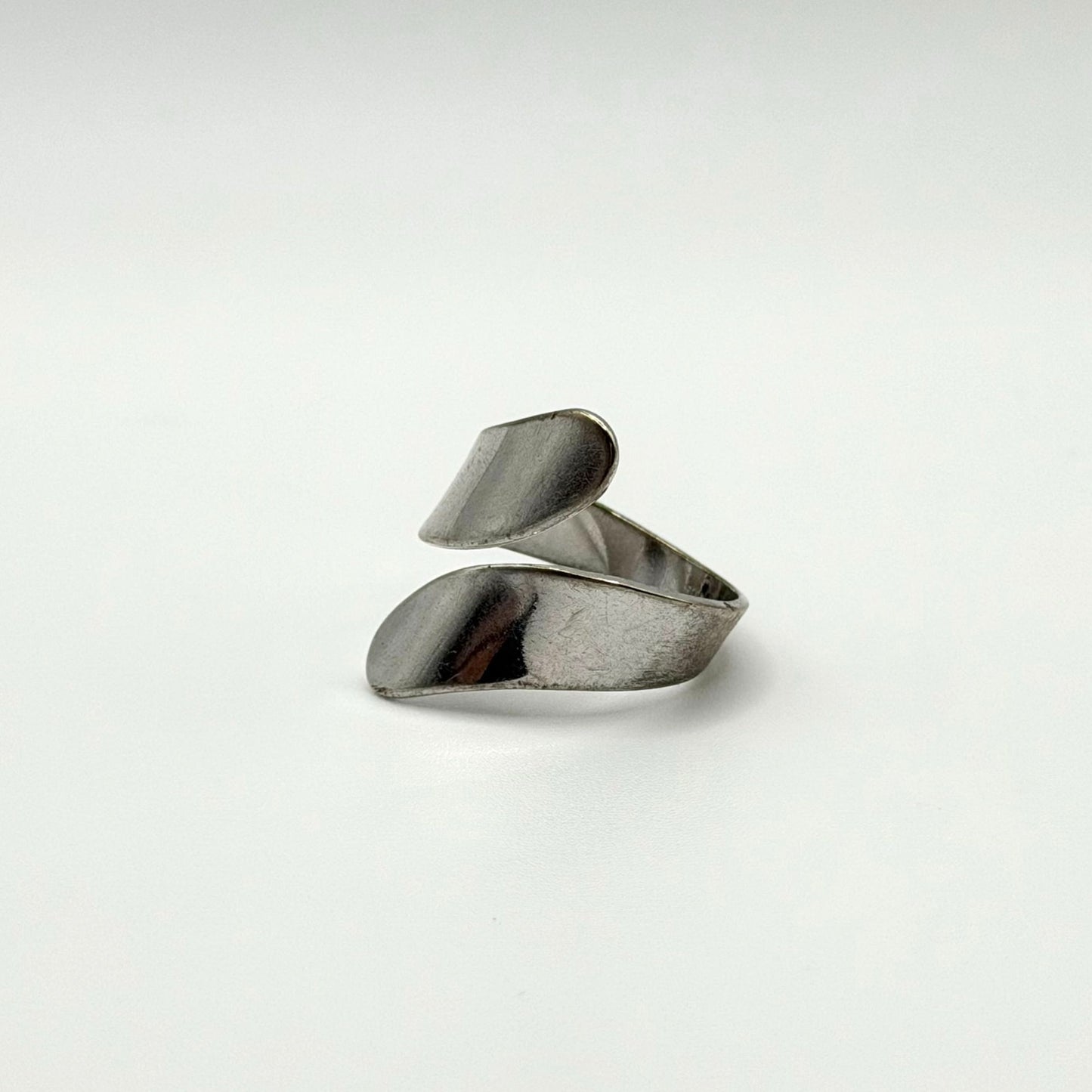 Sterling Silver Adjustable Wrap Ring Size 9.5