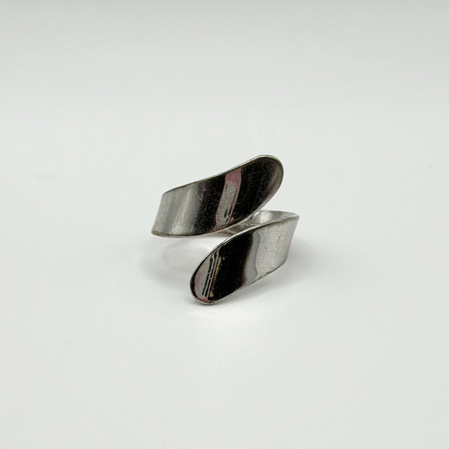 Sterling Silver Adjustable Wrap Ring Size 9.5