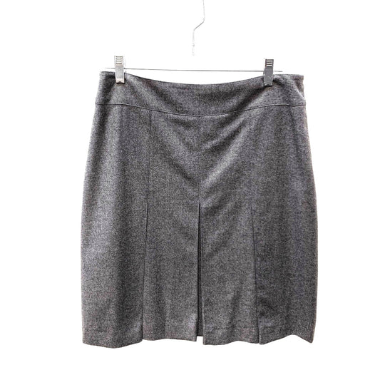 Escada Gray Wool & Cashmere Blend Skirt Size M (Italian 42)