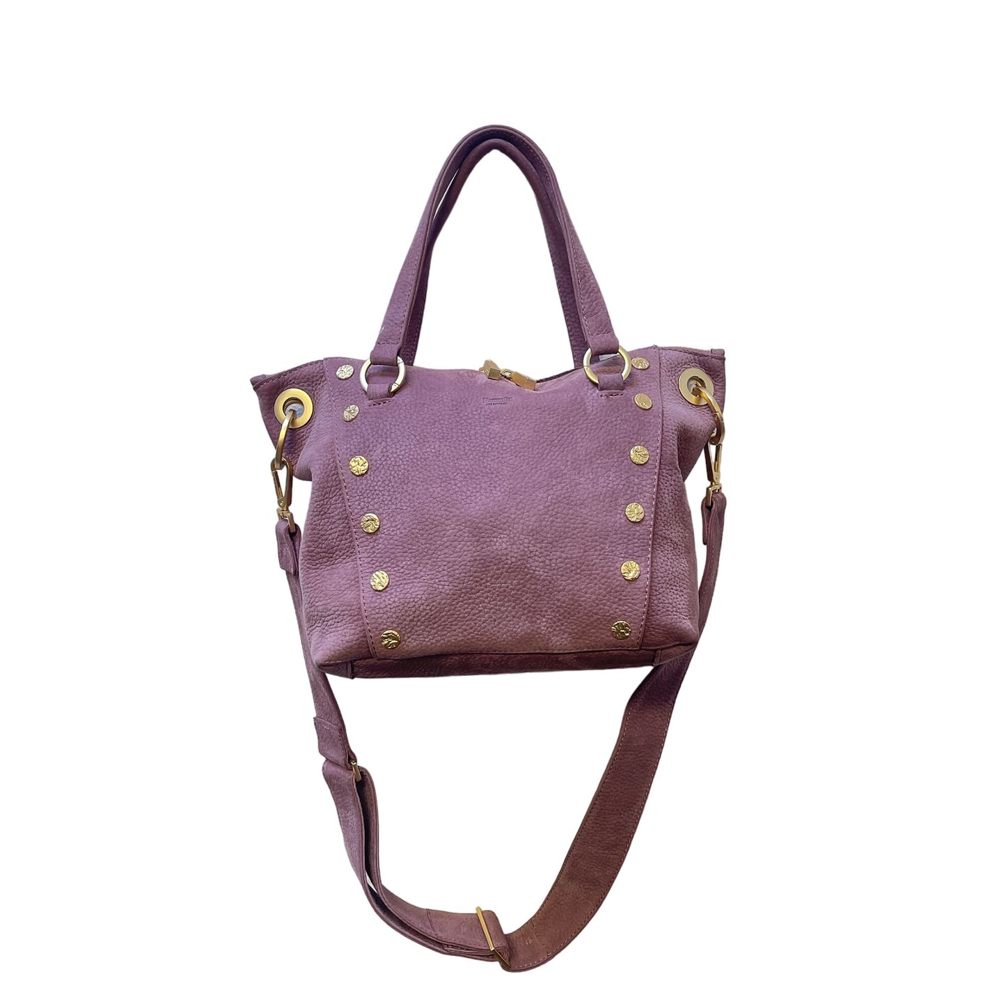 Hammit Los Angeles Light Purple Lavendar Suede Crossbody Handbag Medium