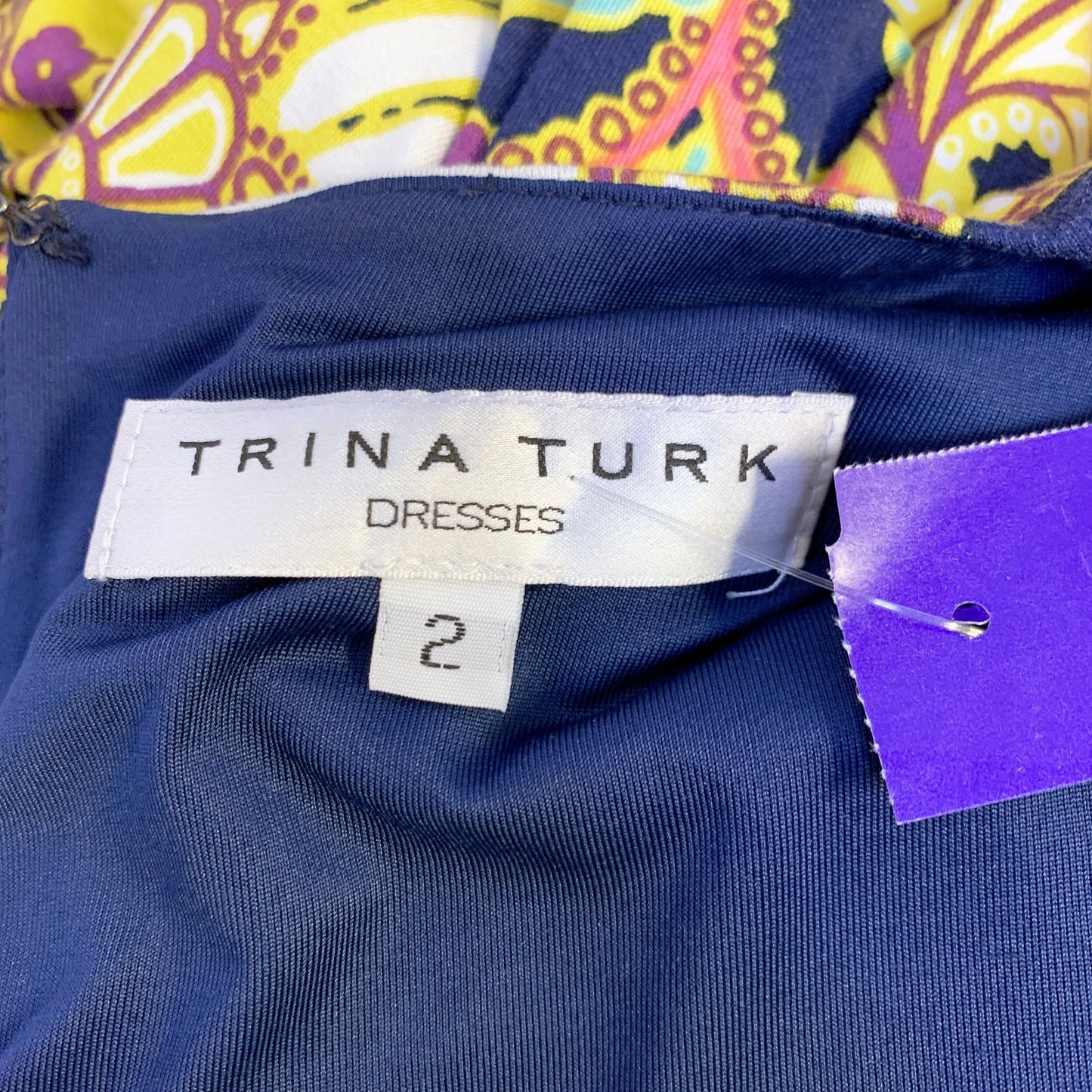 *Trina Turk Multi Color Dress Size 2