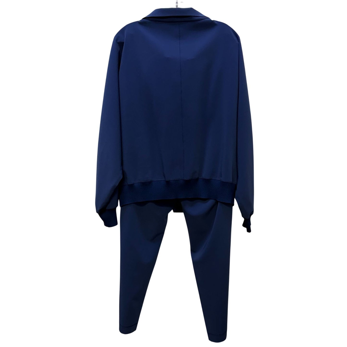 St. John 2 Pc Jacket & Pants Set Blue Size L