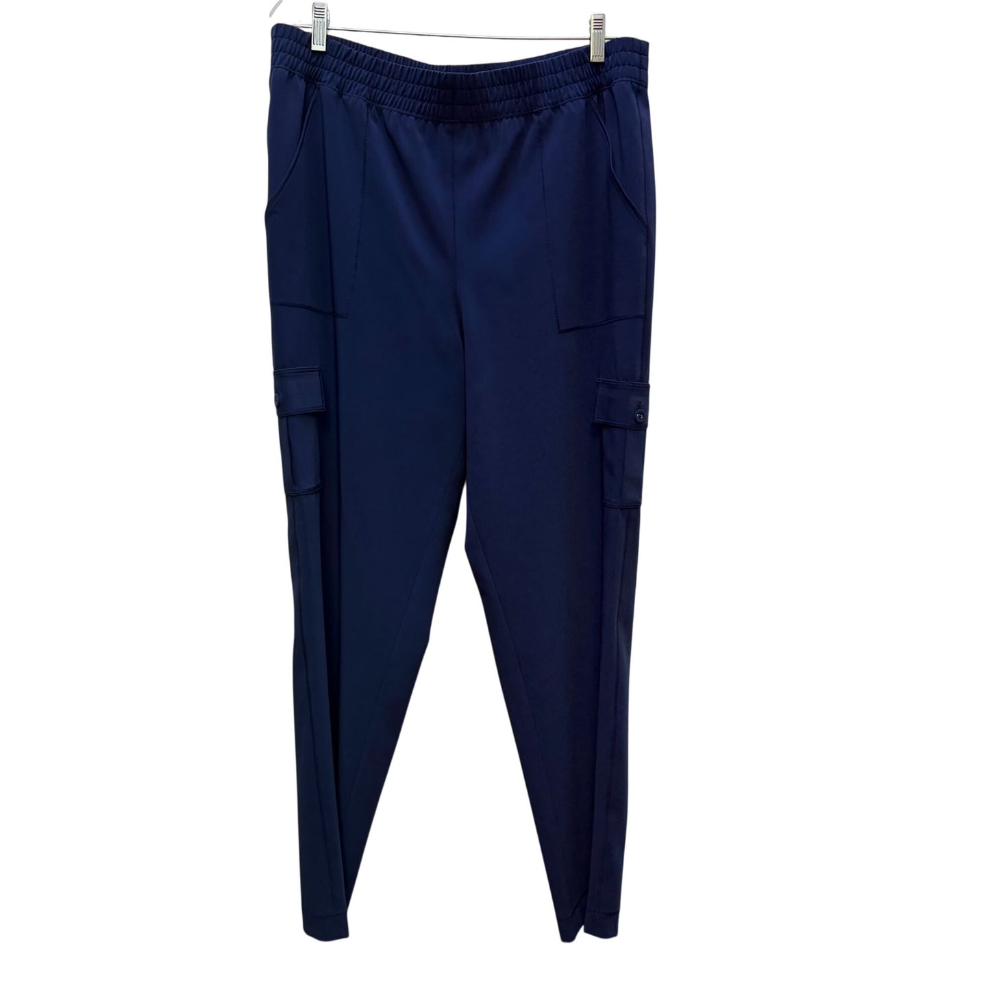 St. John 2 Pc Jacket & Pants Set Blue Size L