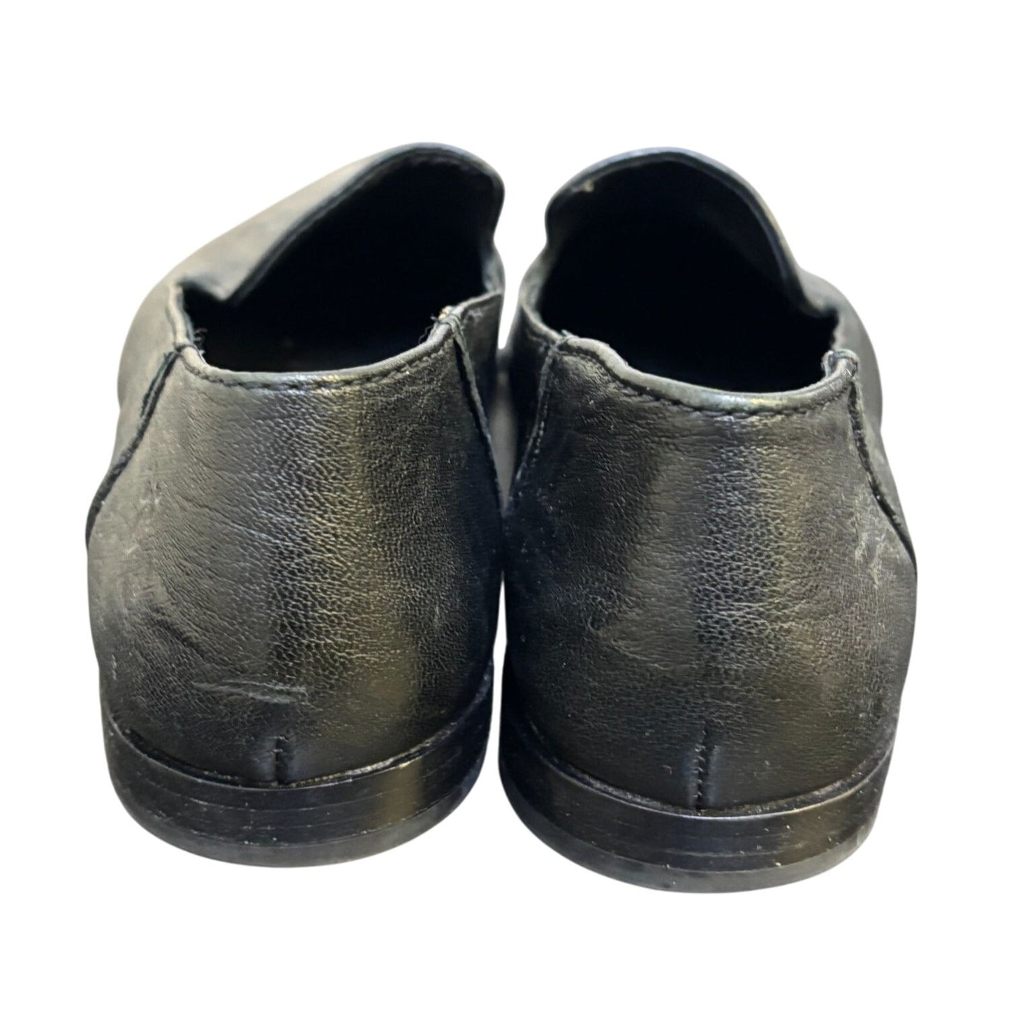 Frye Black Leather Loafers Size 7.5