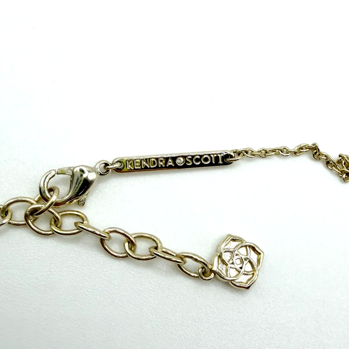 Kendra Scott Gold-Tone Necklace With Interlocking Oval Links