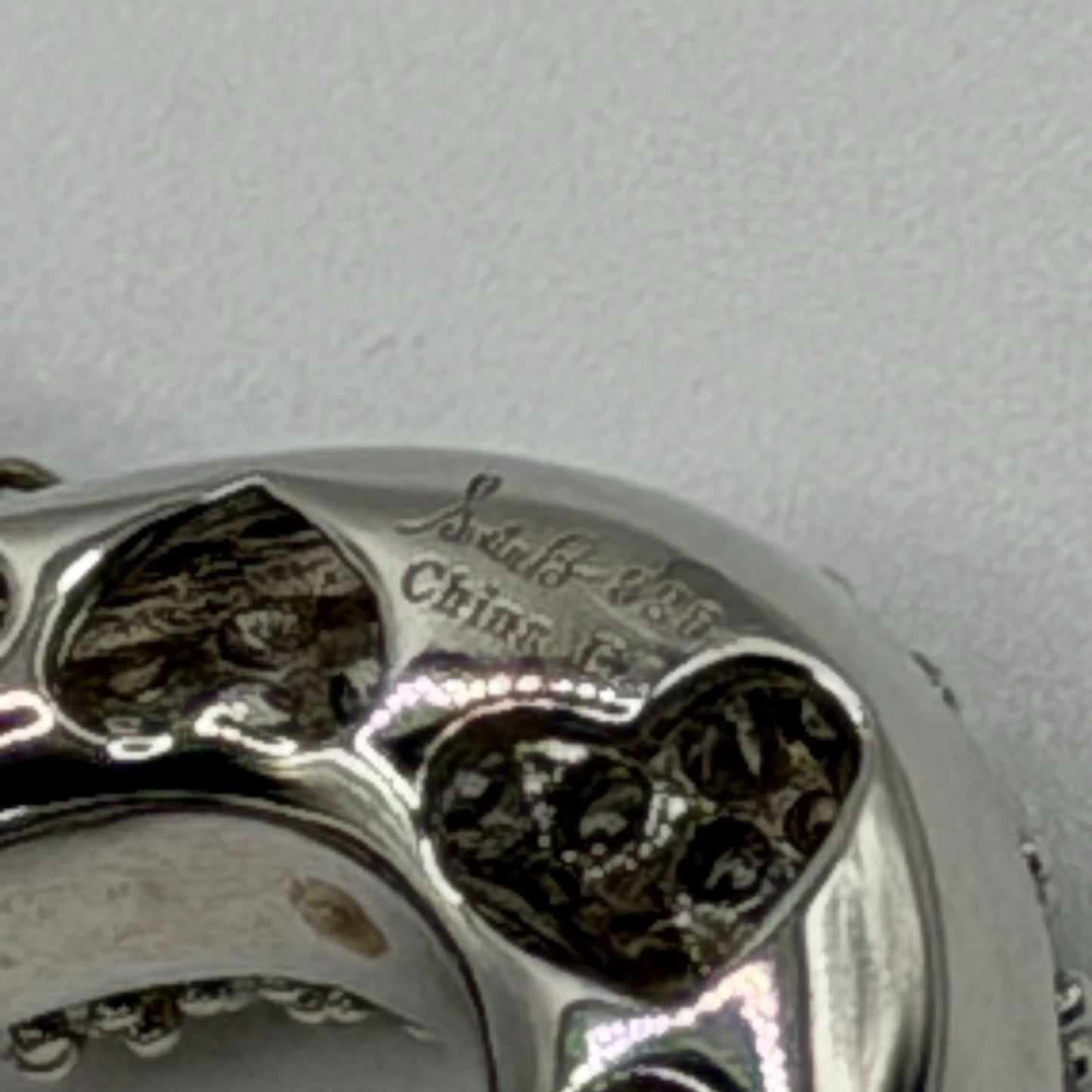 Sterling Silver 925 Heart Pendant Necklace With Cubic Zirconia Stones