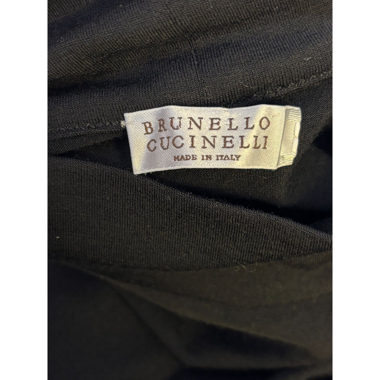 Brunello Cucinelli Wool Blend Black Dress Asymmetric Hem M